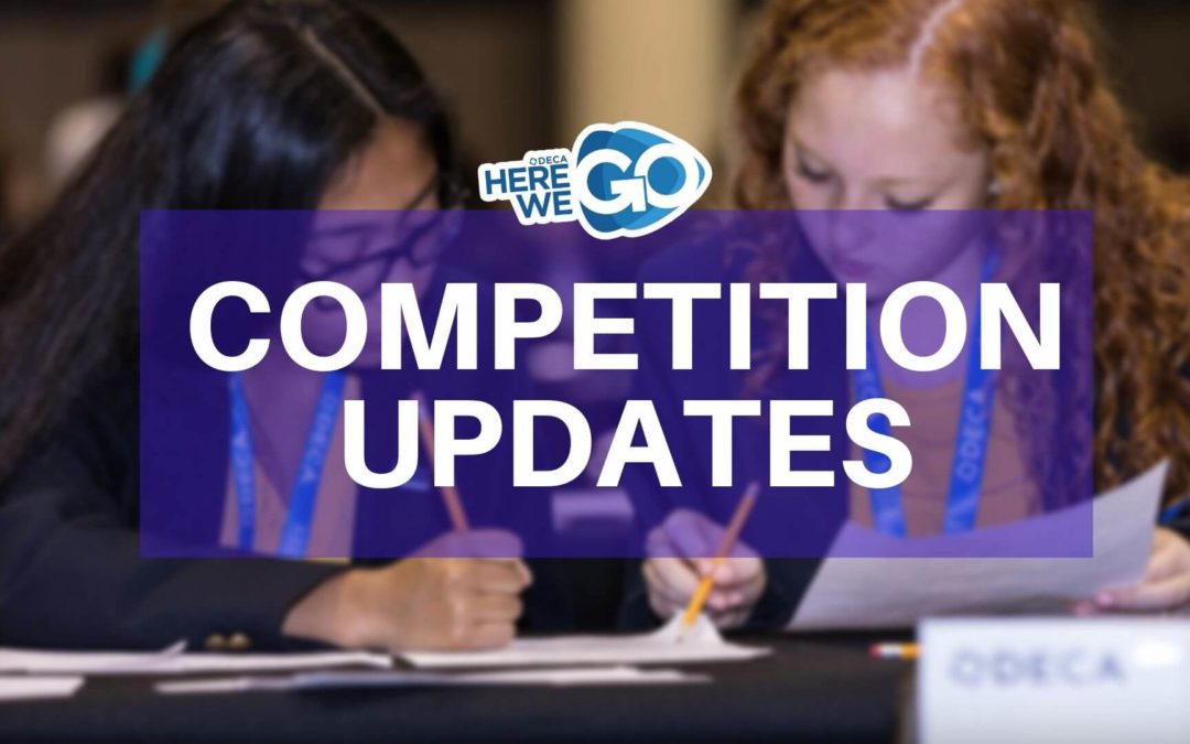 High School Competitive Event Updates 2019